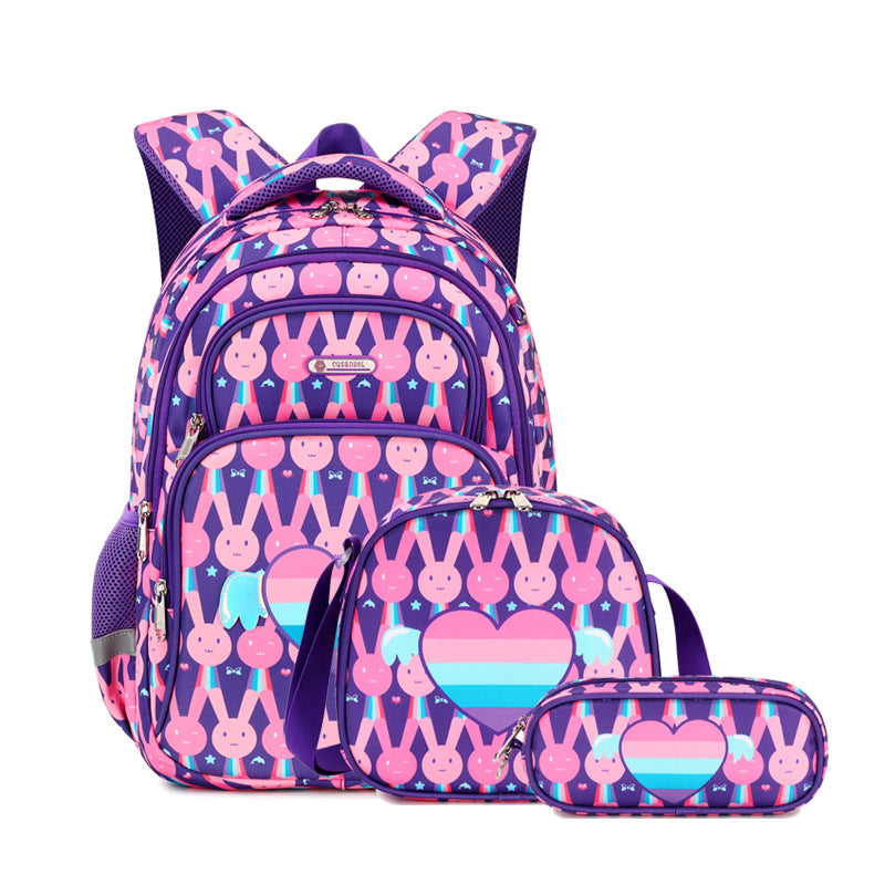 Boys Grade Stylish Lightweight Hu Ji Elementary School Students' Schoolbags