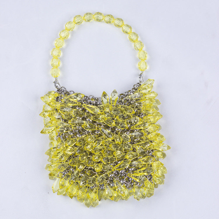 Women's Source Transparent Crystal Handmade Luxury Acrylic Bags
