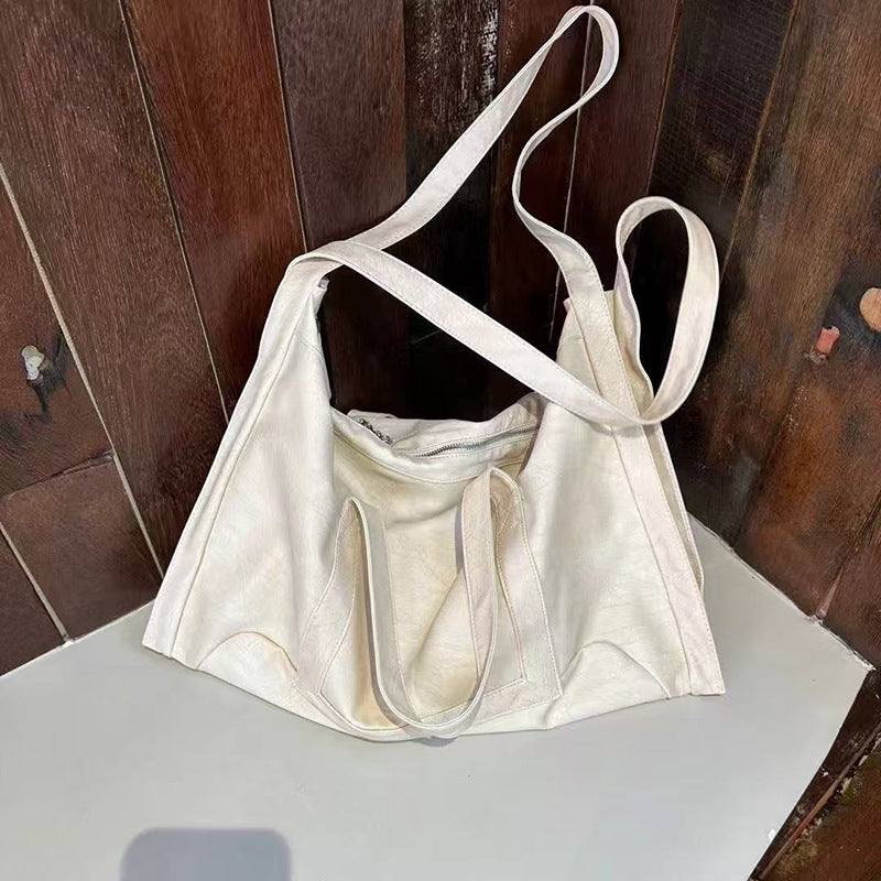 Women's & Men's & Ge Trendy Leather Big Street Tote Bags