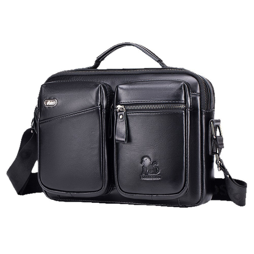 Men's Russia Cowhide Male Leather Large Capacity Men's Messenger Bags