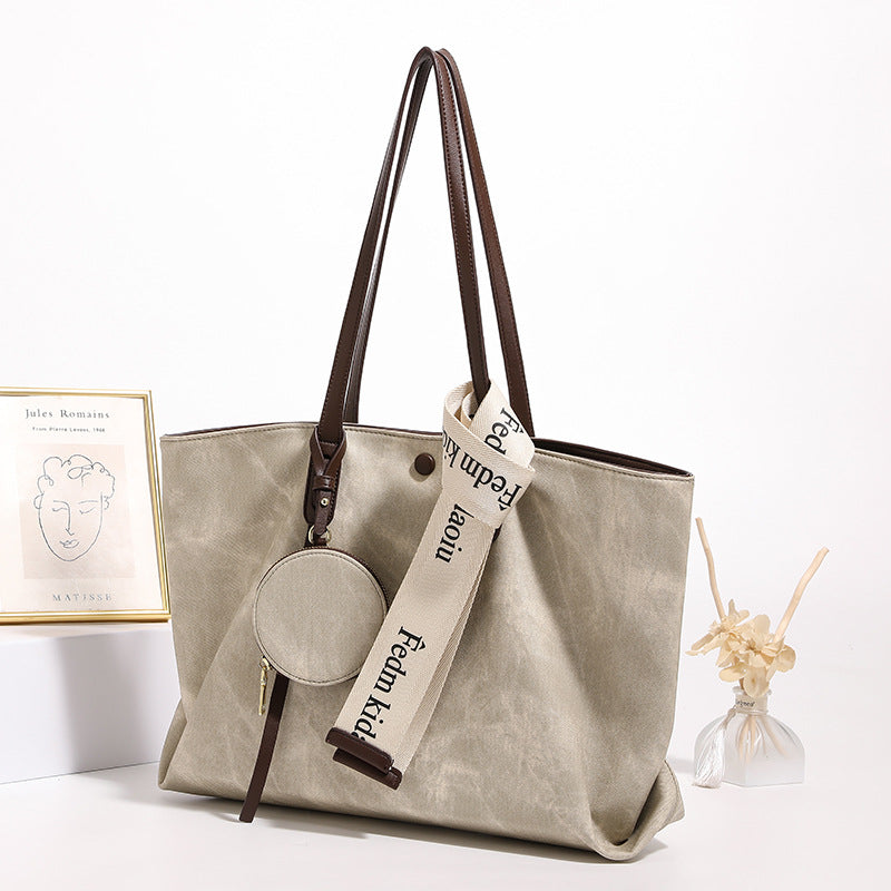 Commuting Large Stylish Good Texture Capacity Tote Bags