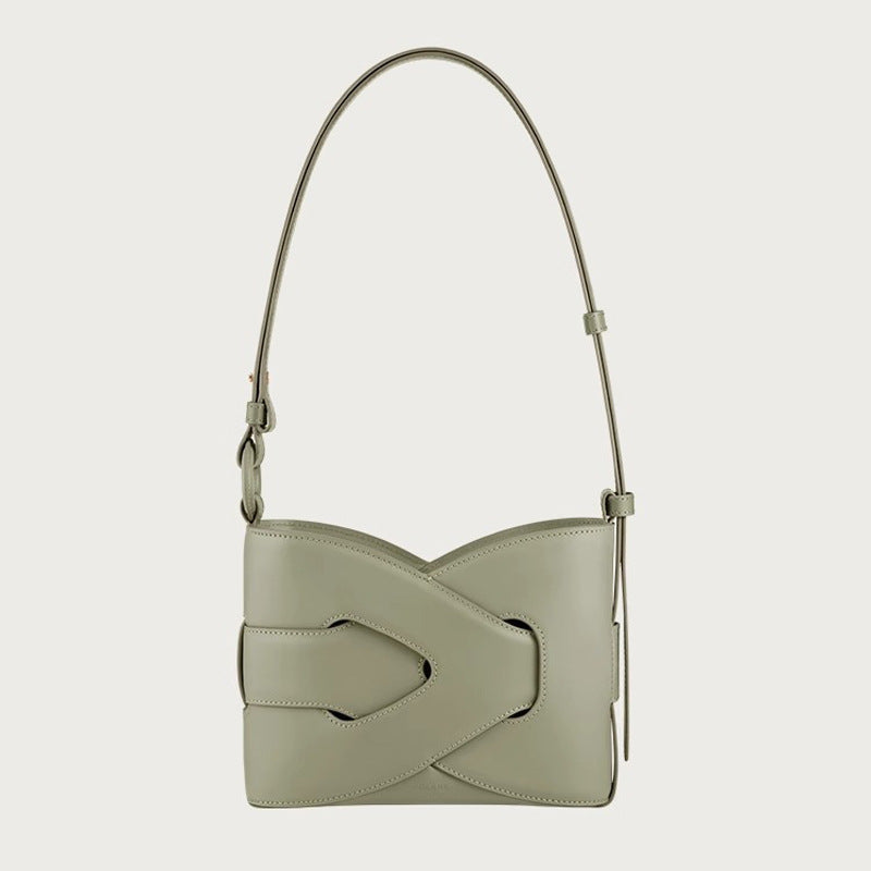 Woven French Pauline Niche Retro Twist Portable Shoulder Bags