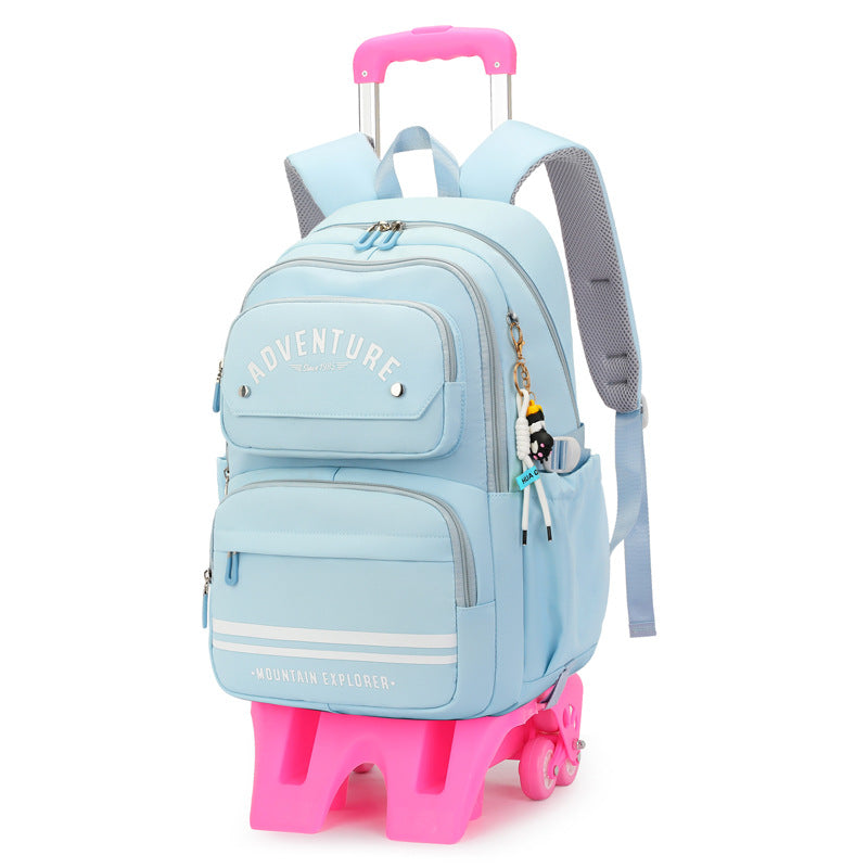 Fish Stair Climbing Large Capacity Removable Elementary School Students' Schoolbags
