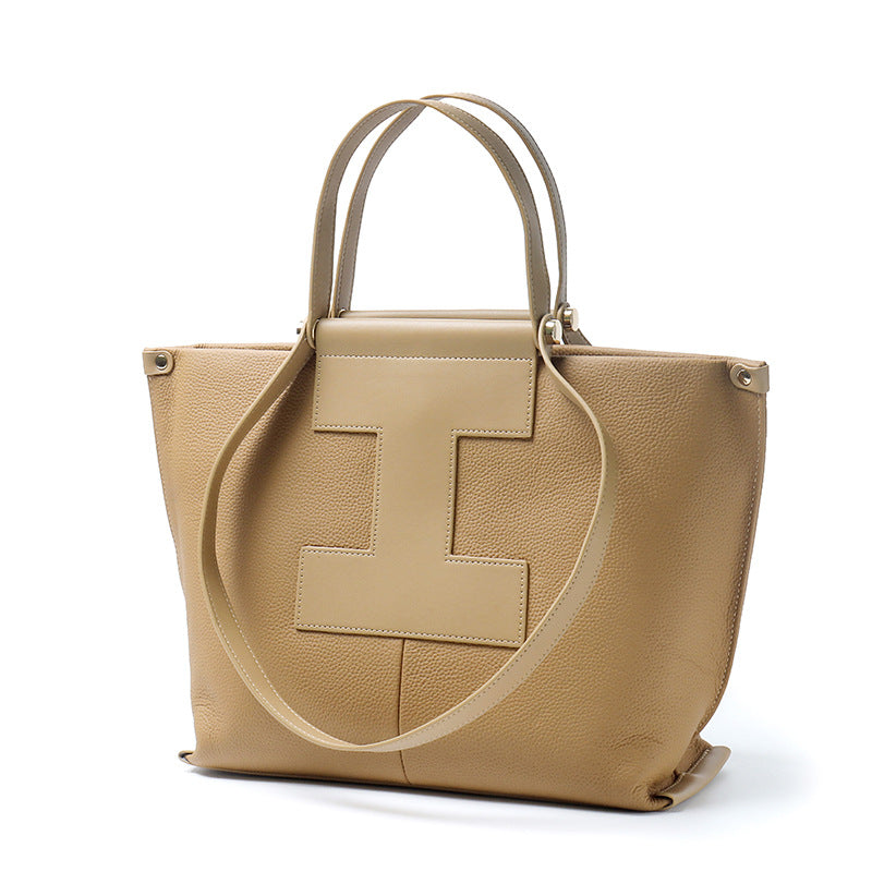 Women's Layer Cowhide Design Hand Carrying Genuine Bags