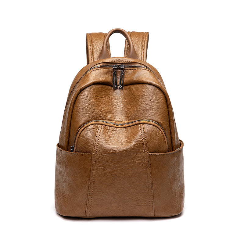 Women's Korean Style Fashion Simple Large Capacity Backpacks