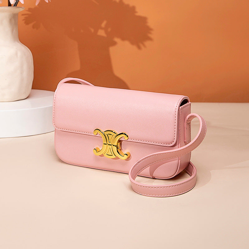 Women's Arc Old Pattern Cloth Printed Underarm Small Square Bags
