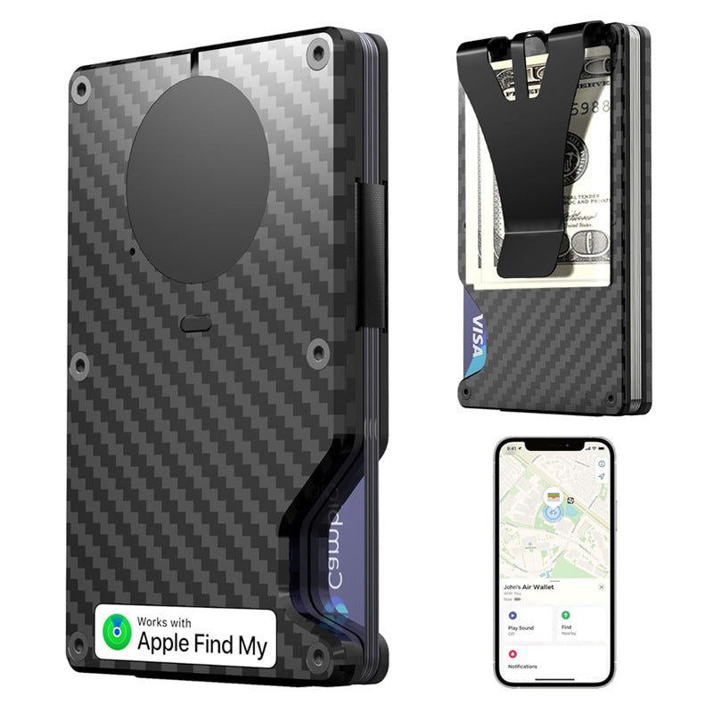 Innovative Attractive Built-in Apple Metal Clamp Card Holder