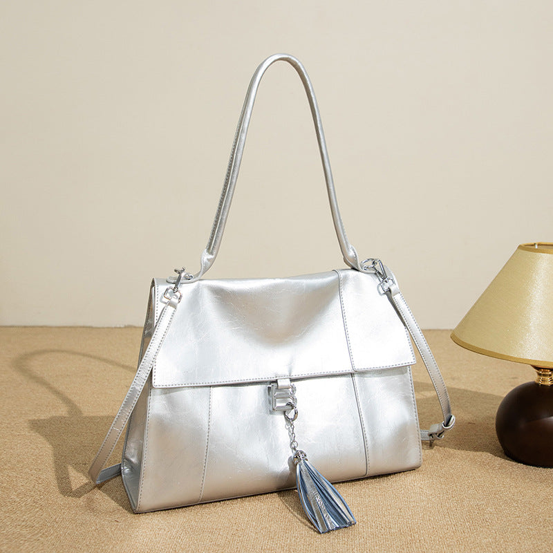Women's Fashion Simple Commuter High Sense Large Tote Bags