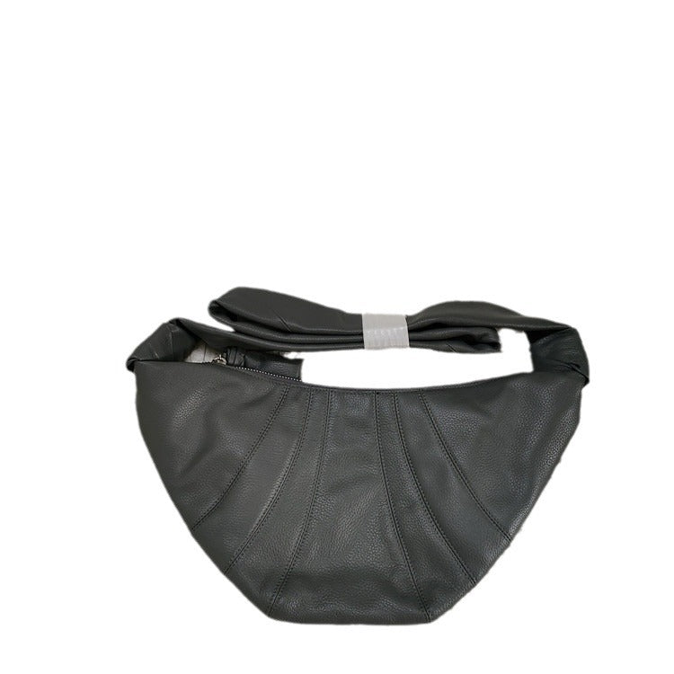Women's First Layer Cowhide One Sheepskin Dumpling Crossbody Bags