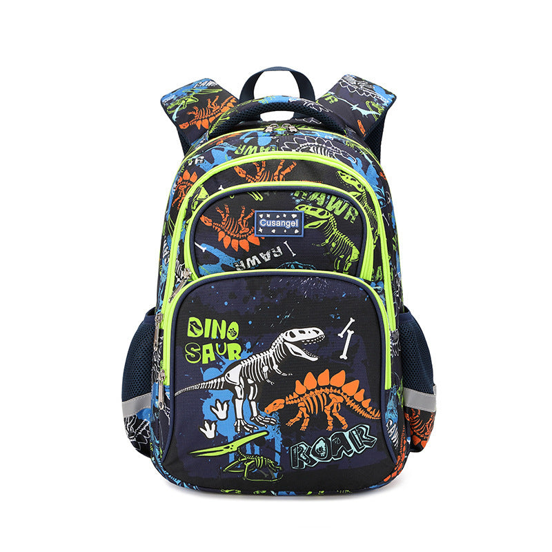 Boys Primary Three To Six Level Dinosaur Backpacks