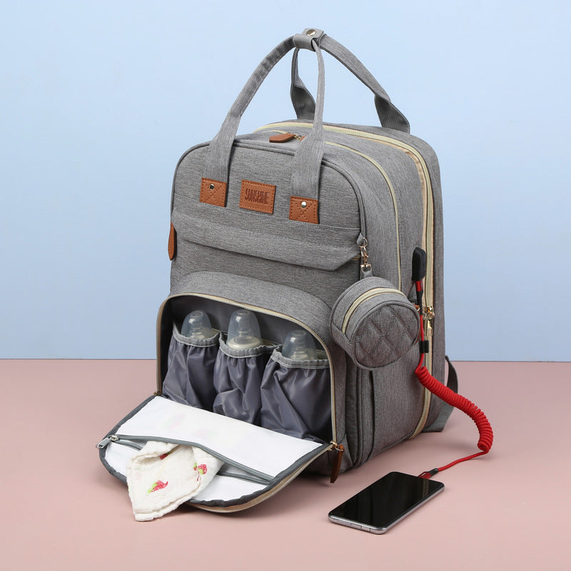 Portable Folding Bed Mummy Diaper Mother Bags