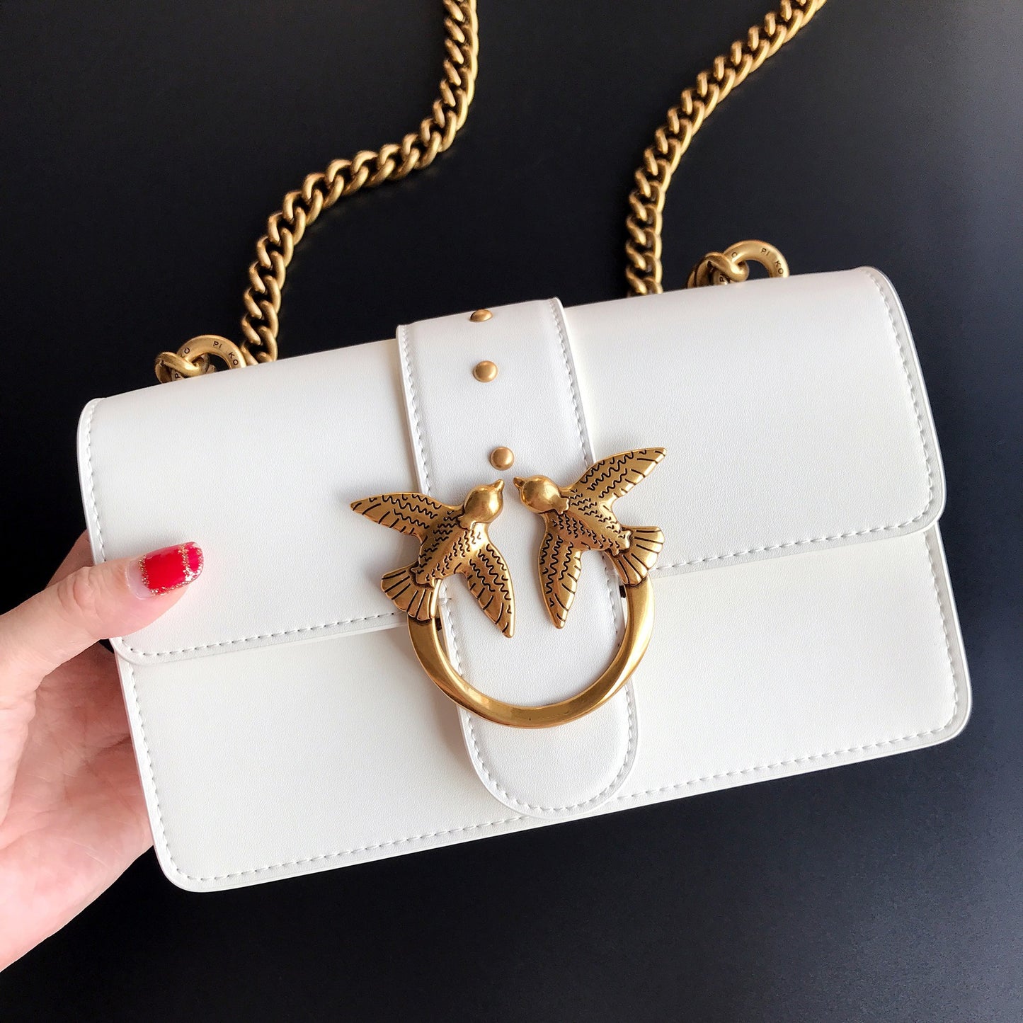 Women's Genuine Leather Super Mini Classic Chain Small Square Bags