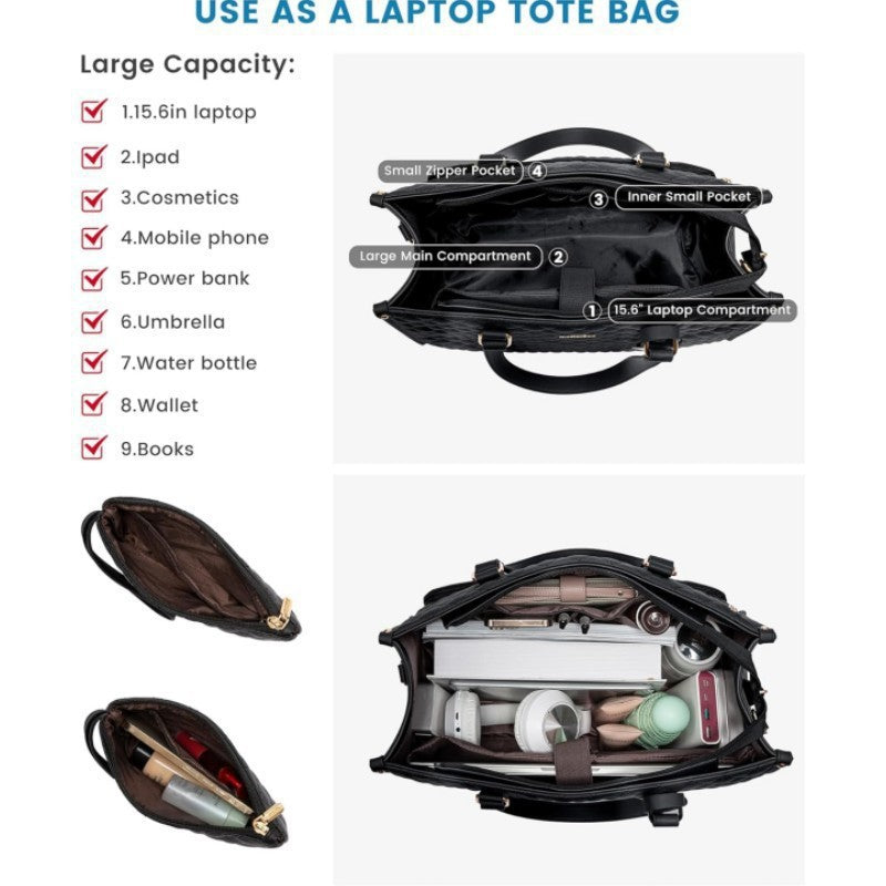 Women's Large Capacity Insulated Family Lunch Box Tote Bags
