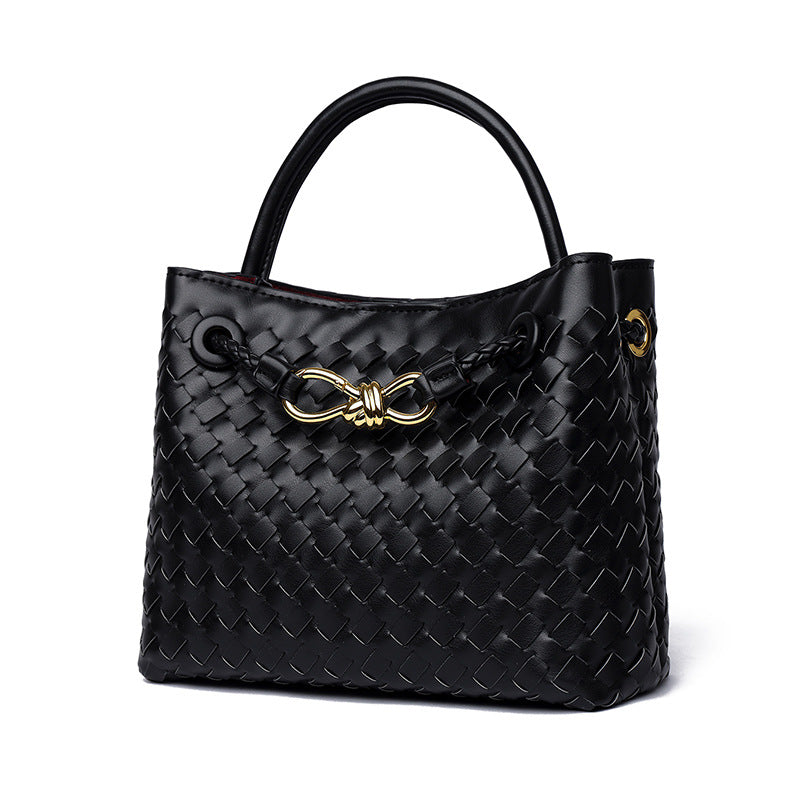 Women's Retro Versatile Simple Design Metal Cord Crossbody Bags