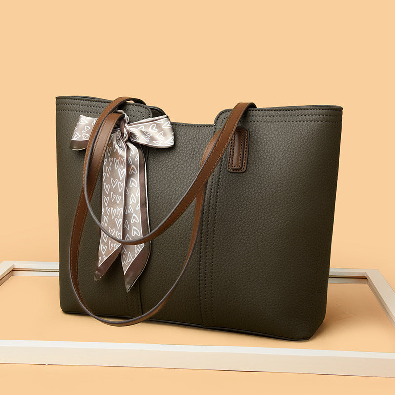 Women's Commute Style Soft Leather Elegant Large Tote Bags