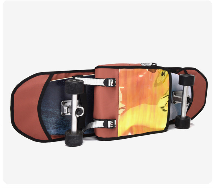 Skate Double Rocker Lightweight Storage Large Capacity Sports Backpacks