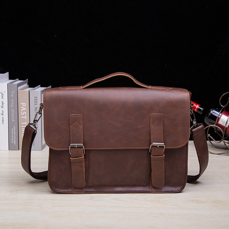 Men's Creative Stylish Business Horizontal Retro Men's Briefcases