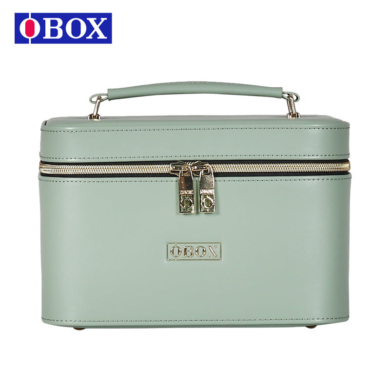 Women's With Mirror Good-looking Portable Storage Cosmetic Bags