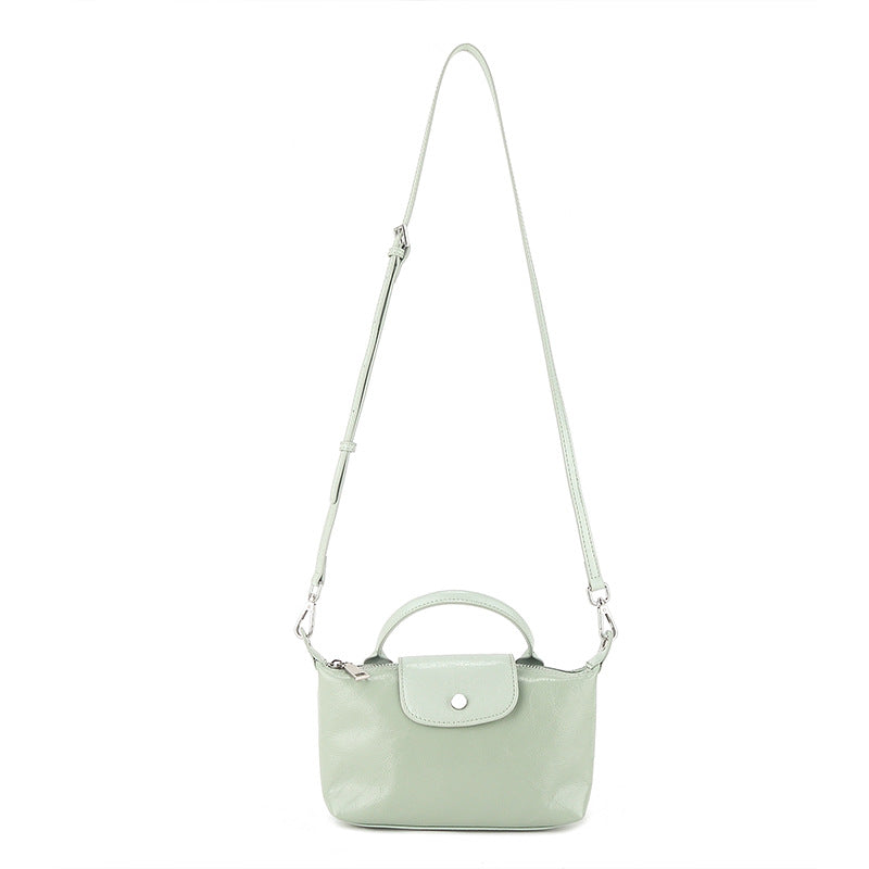 Women's Mini Dumpling Fashion Commuter First Layer Shoulder Bags