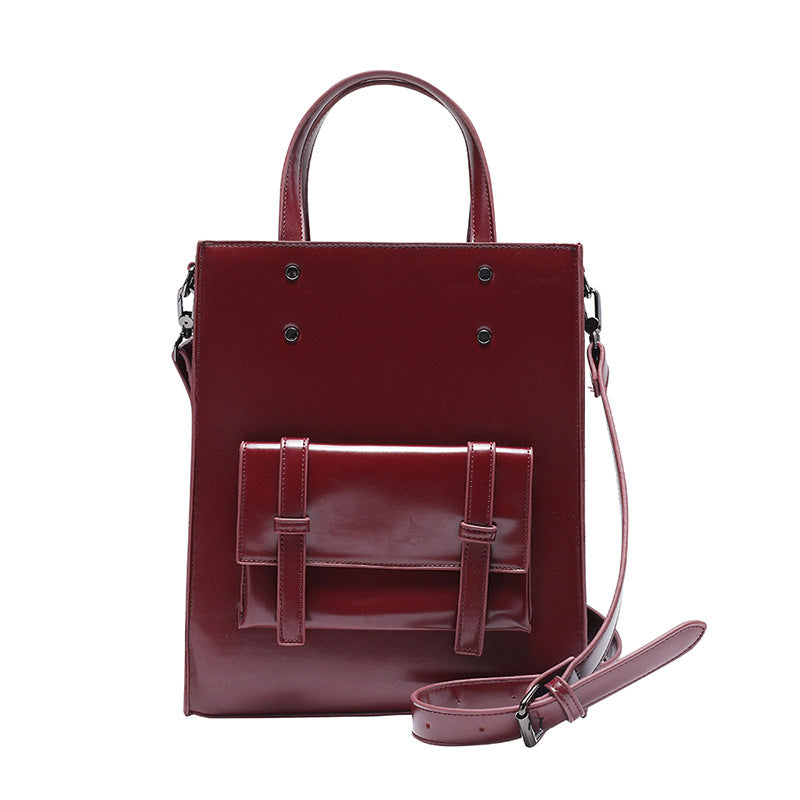 New Simple Leather Leisure Daily Computer Backpacks