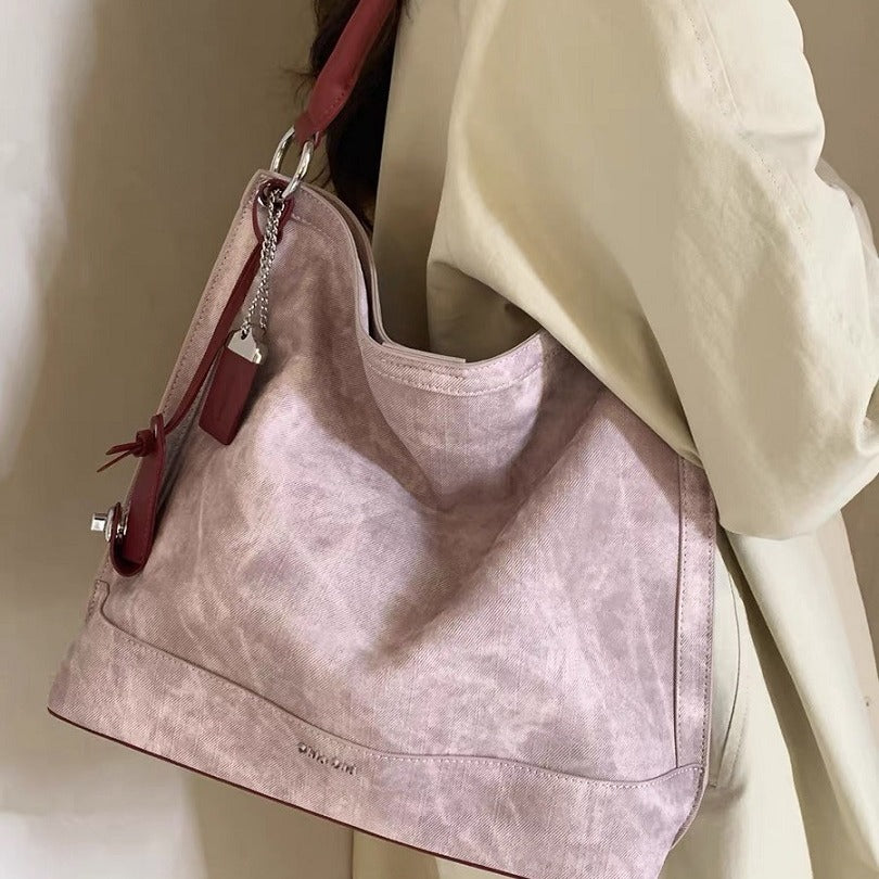Women's Style Dry Rose Blooming Large Capacity Bags