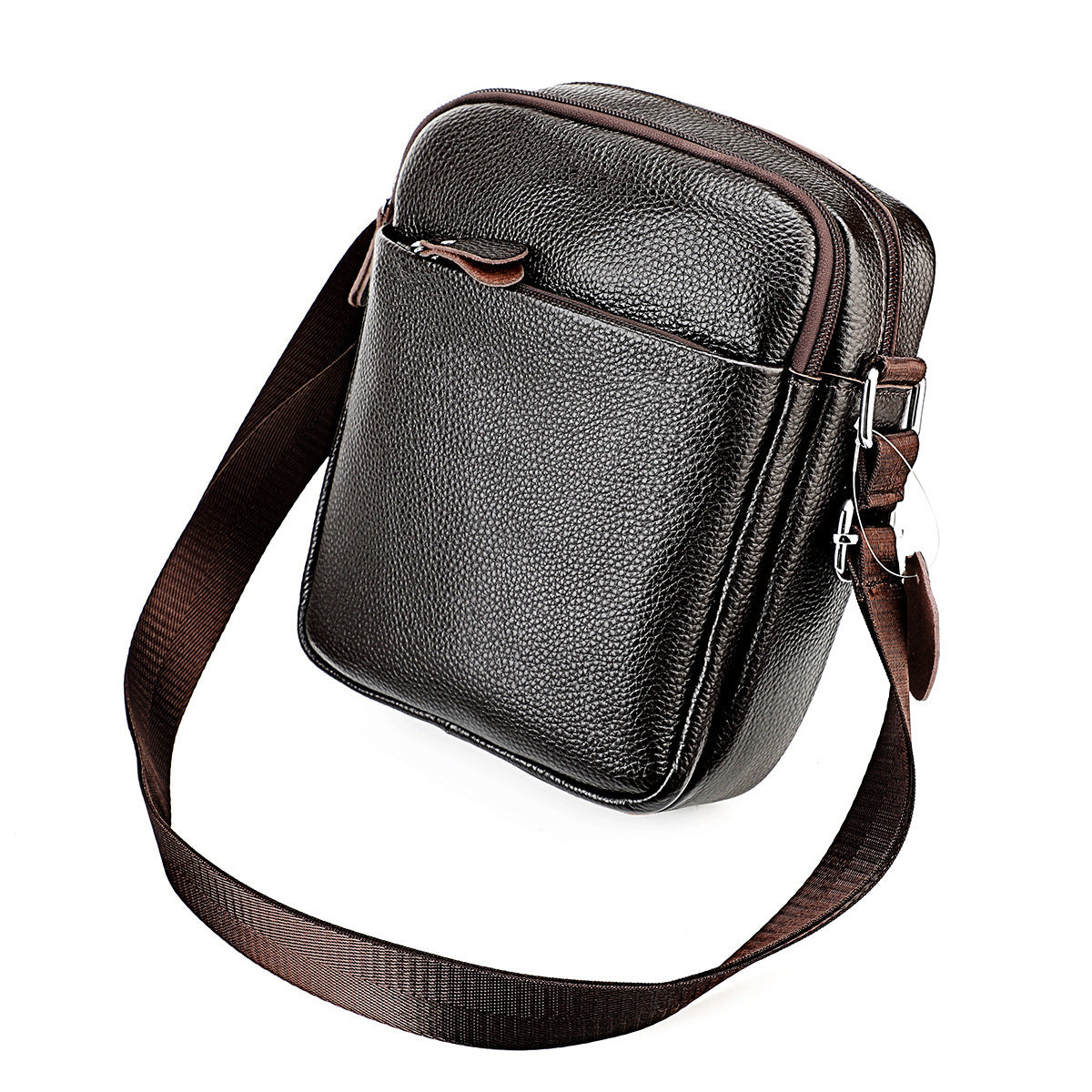 Men's Genuine Leather Fashion Cowhide Large Capacity Men's Messenger Bags