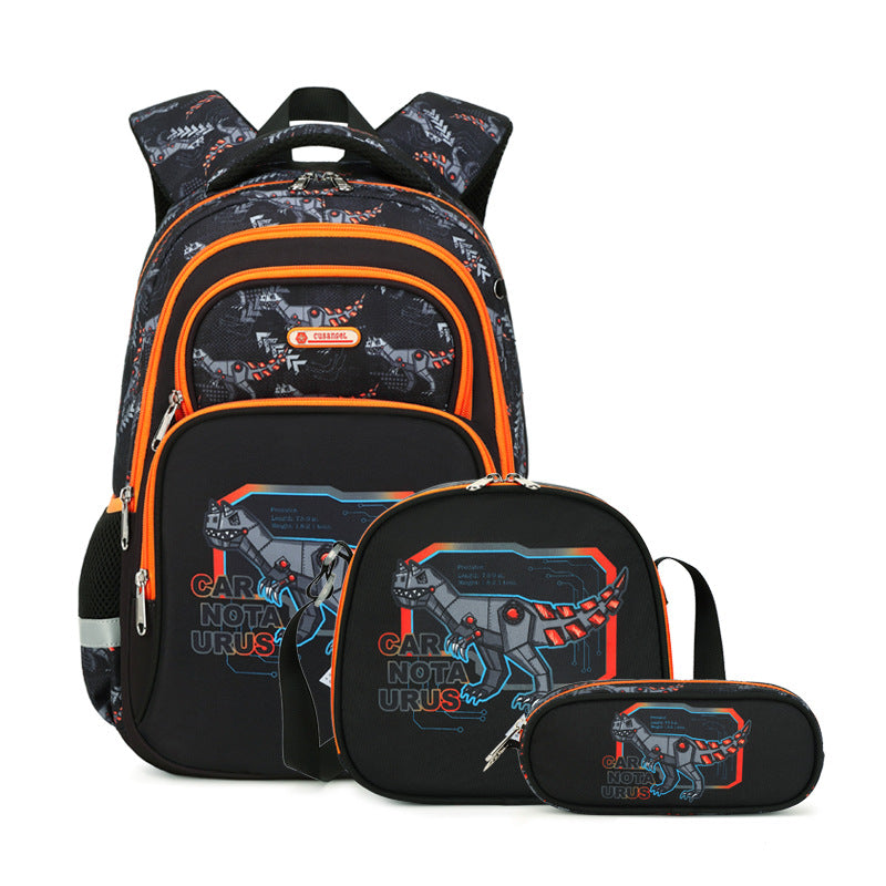 Boys Grade Stylish Lightweight Hu Ji Elementary School Students' Schoolbags