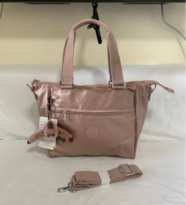 Women's Summer Limited Nylon Canvas Monkey Portable Handbags