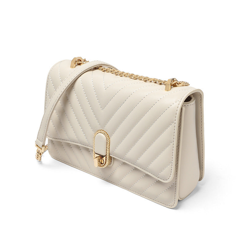 Women's Chain Autumn Light Luxury Genuine Leather Shoulder Bags