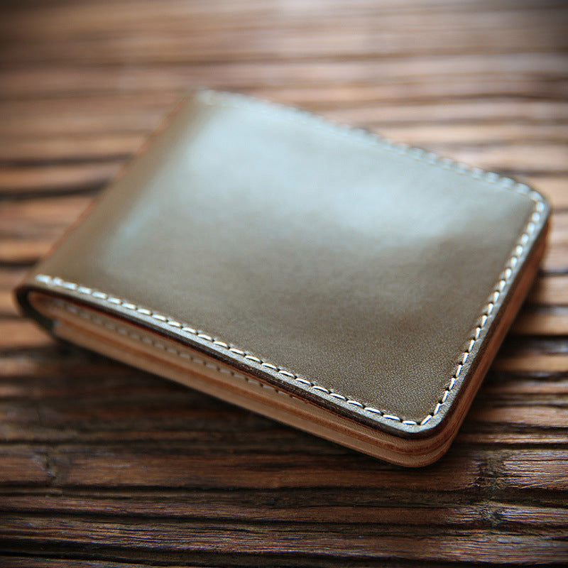Women's & Men's Hand Vegetable First Layer Cowhide Driving Card Holder