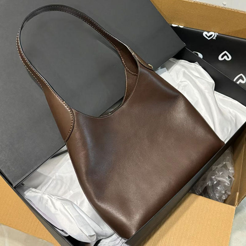 Women's Simple Large Capacity Totes Style Underarm Tote Bags