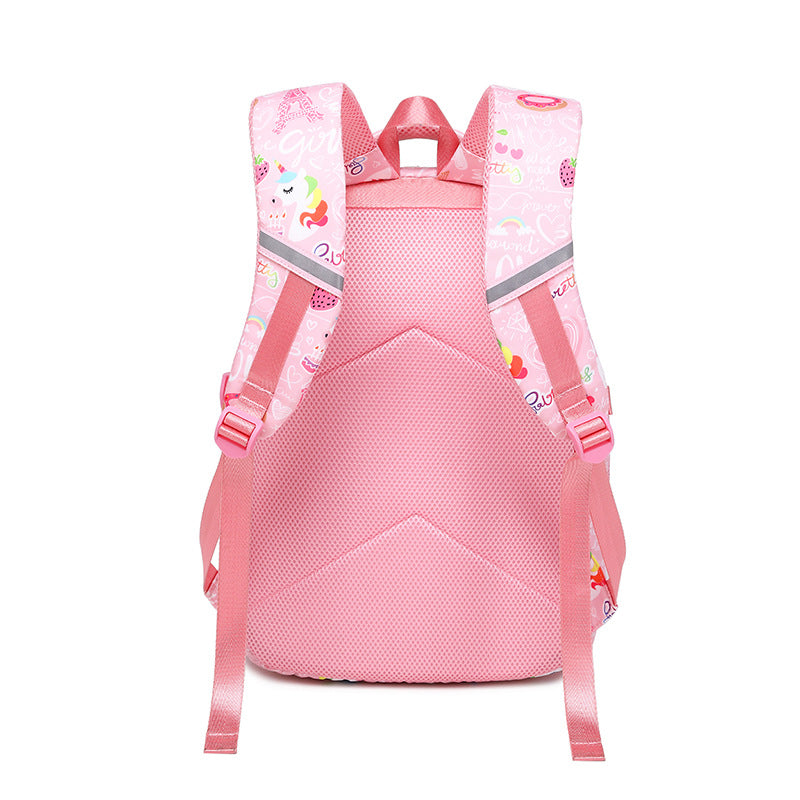 Comfortable Classy Cartoon Printing Primary Three-piece Elementary School Students' Schoolbags