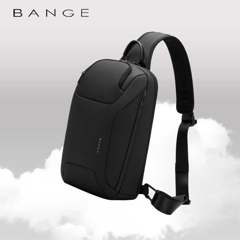Men's Business Commute Large Capacity Korean Motorcycle Men's Chest Bags