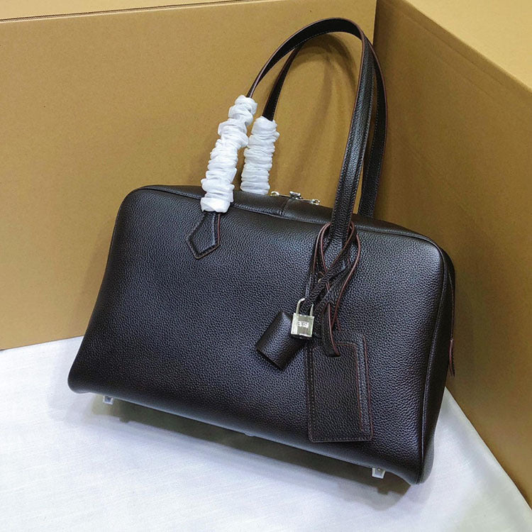 Women's Victoria Layer Cowhide Large Capacity Leather Handbags