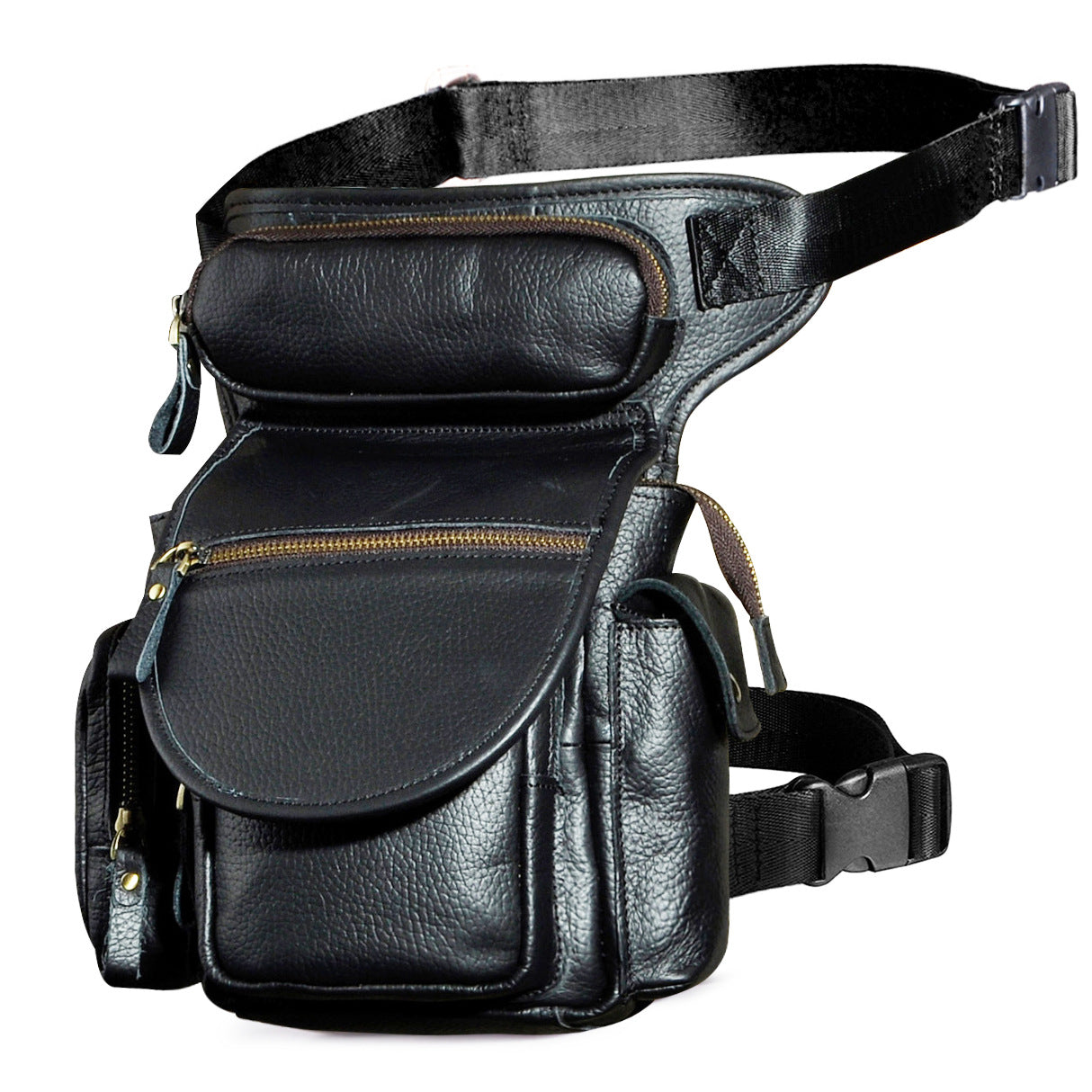 Men's Crazy Horse Leather Retro Large Capacity Trendy Bags