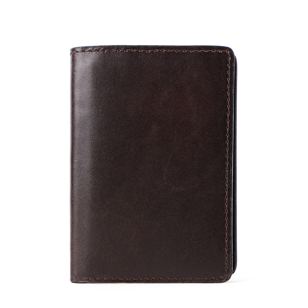 Unisex Driving License Multiple Slots Leather Card Holder