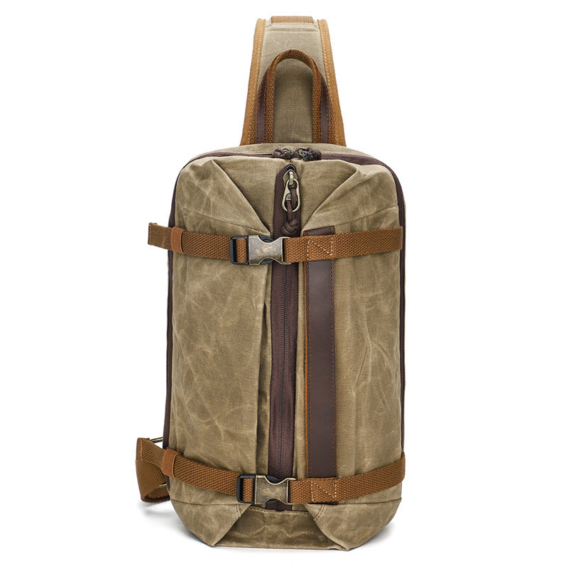 Men's Canvas Retro Large Capacity Fashion Pouch Shoulder Bags
