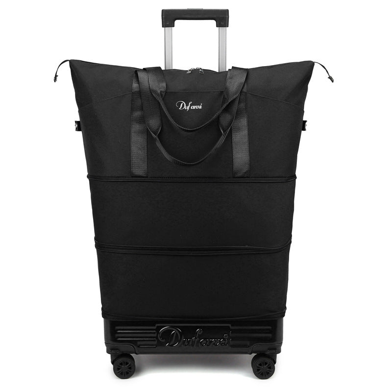 Expandable Large Capacity Lightweight Boarding Solid Color Travel Bags