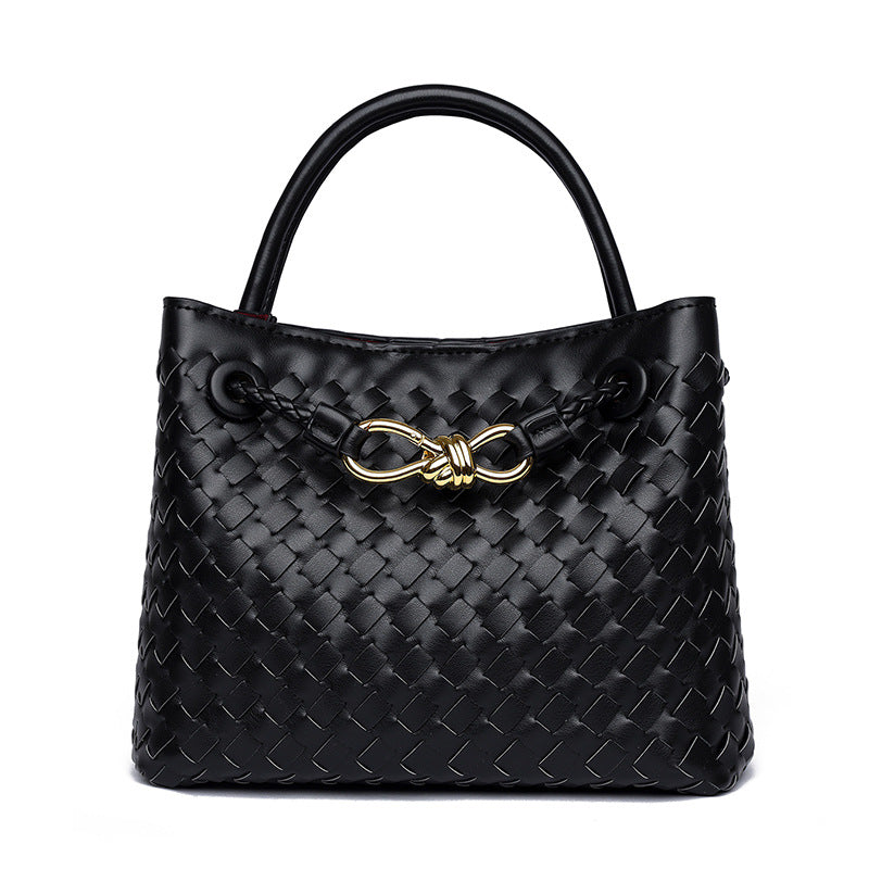 Women's Retro Versatile Simple Design Metal Cord Crossbody Bags