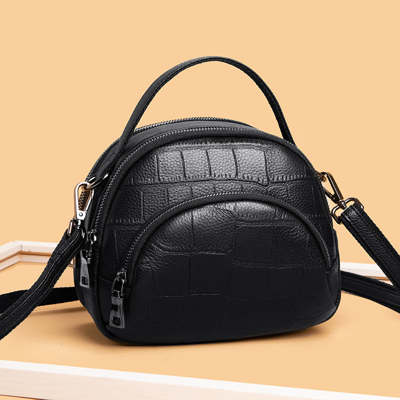 Women's Genuine Leather Fashionable Eaters First Layer Shoulder Bags