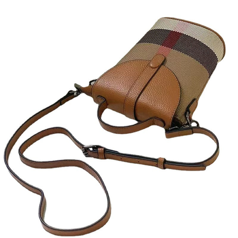 Women's Mobile Light Luxury Genuine Leather Lightweight Fashion Small Square Bags