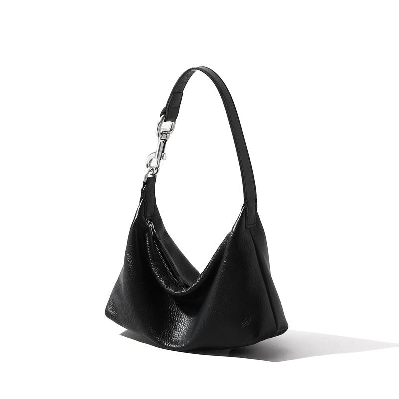 Leather Simple Personality Underarm Niche High Handbags