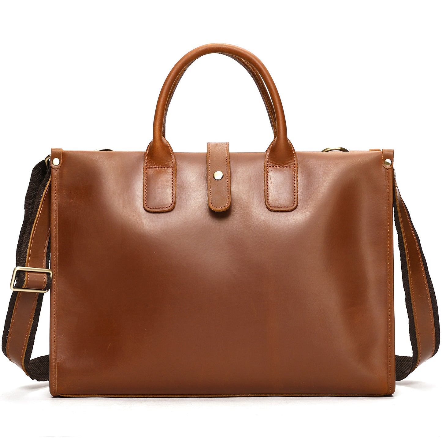 Men's Horse Leather Cowhide Large Capacity Computer Men's Briefcases