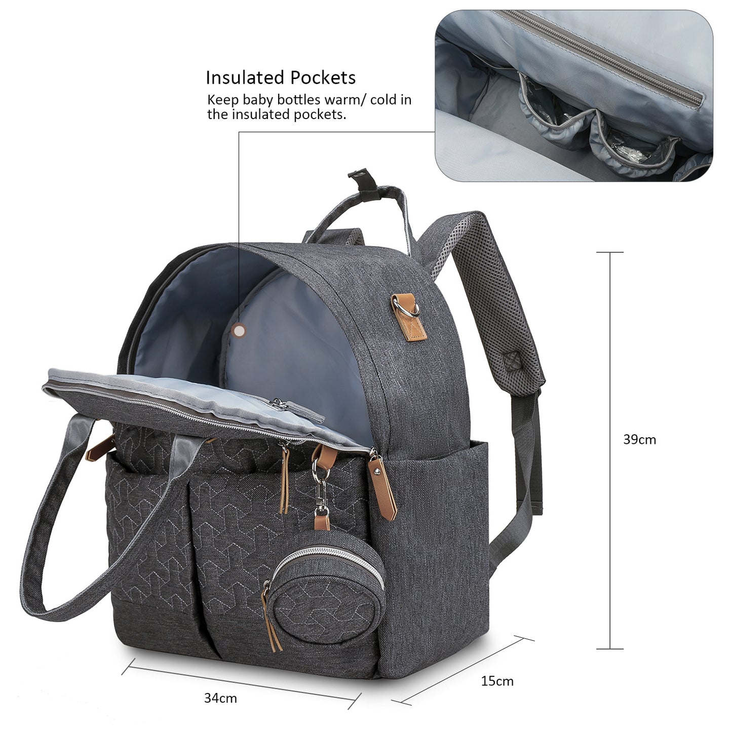Mother Mummy Large Capacity Mom Waterproof Bags