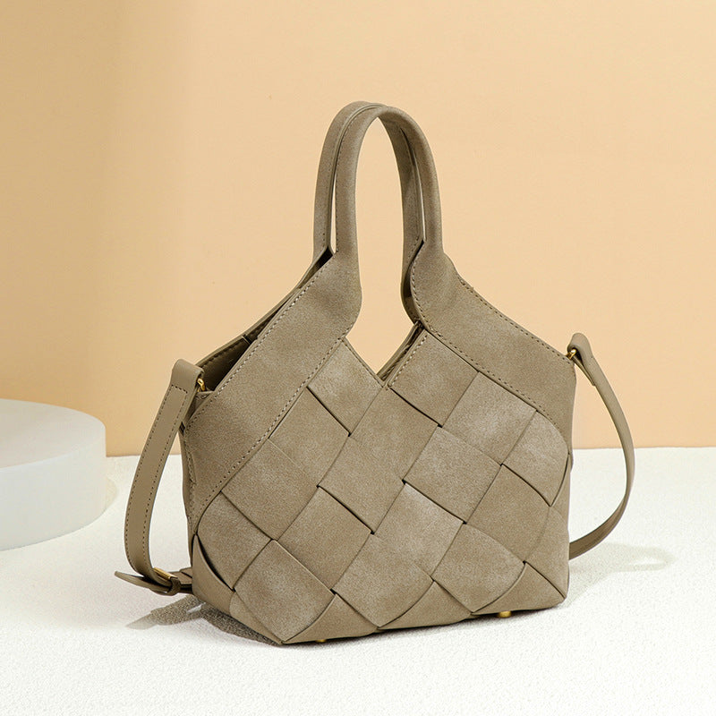 Sense Female Idle Style Matte Leather Handbags