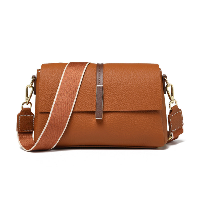 Women's High-grade Large Capacity Fashion First Layer Small Square Bags