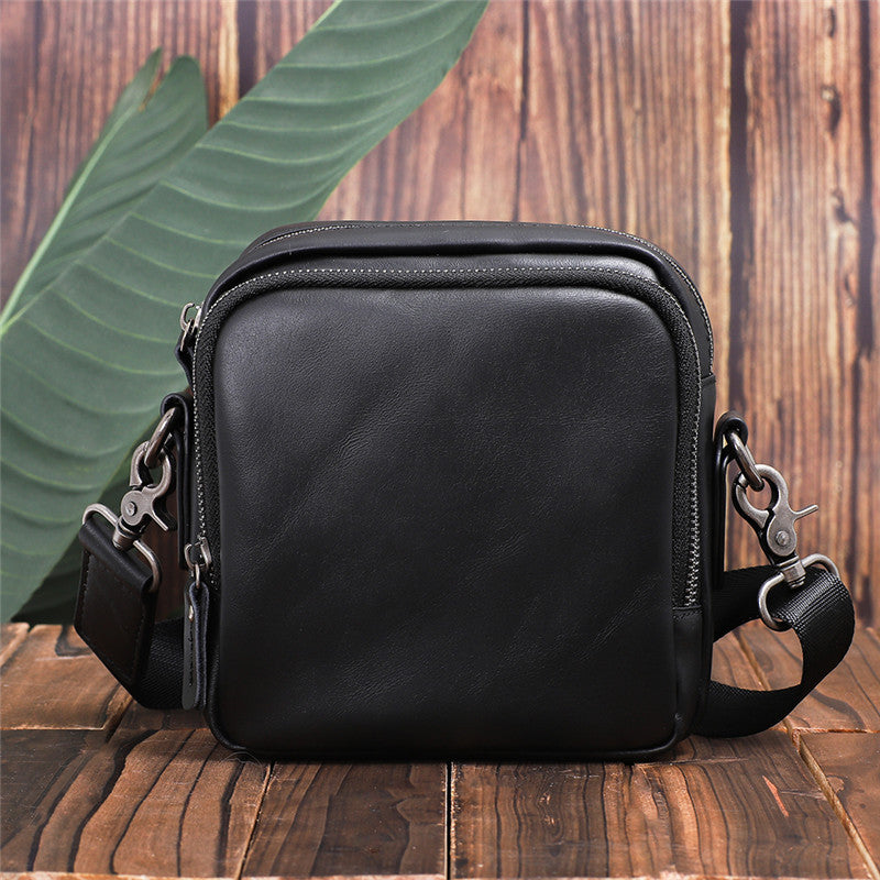 Women's & Men's & Shopping Cigarette Pants Genuine Leather Men's Waist Packs
