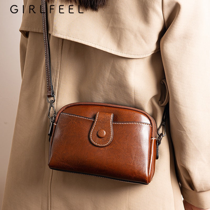 Women's New Comfortable Trendy Genuine Leather Crossbody Bags