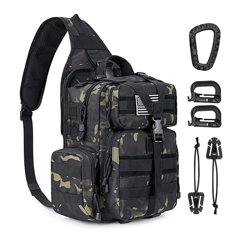 Men's Multifunctional Camouflage Combat Waterproof Oxford Hiking Outdoor Bags