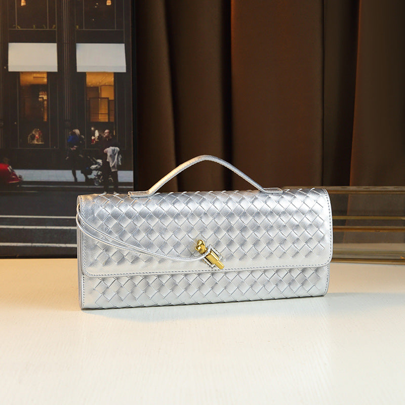 Hand-woven Everyday Joker Baguette Fashion Horizontal Handbags